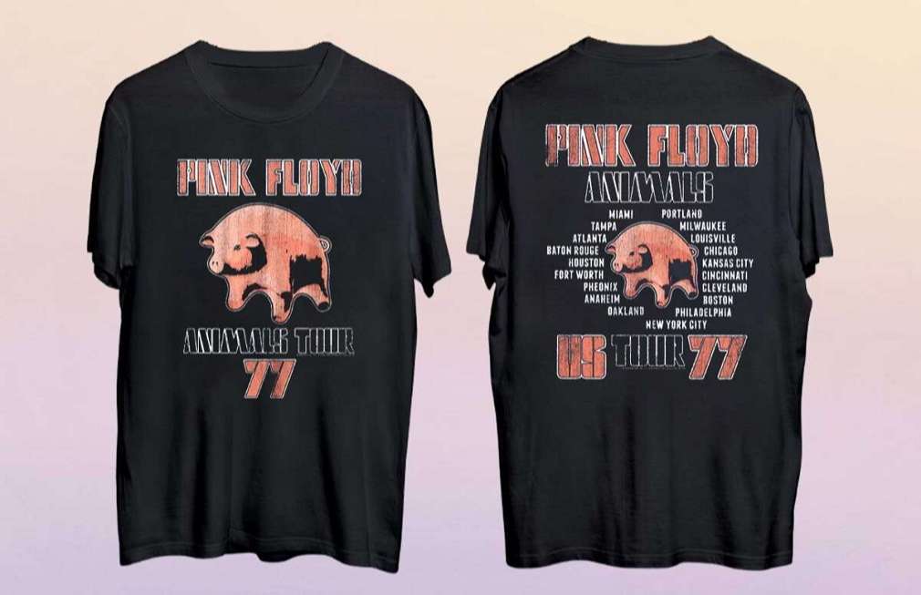 Pink Floyd Animals Us Tour 1977 Shirt