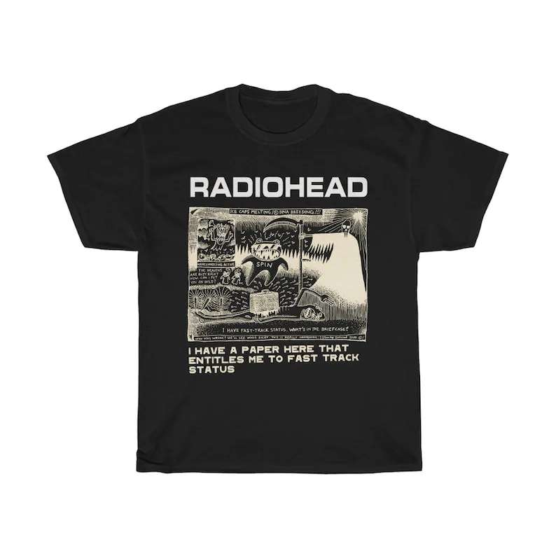 Radiohead Rock Band T-shirt Merch Music