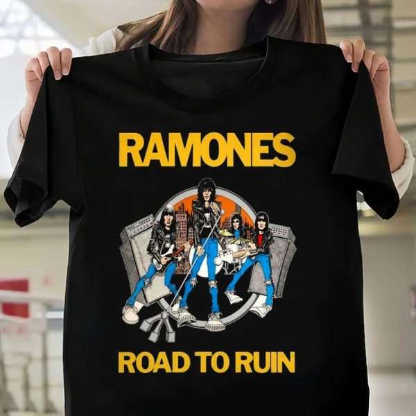 Ramones Road To Ruin Album T-shirt