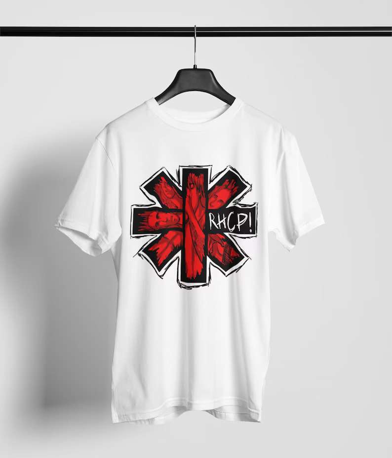 Red Hot Chili Peppers Band Retro T-shirt