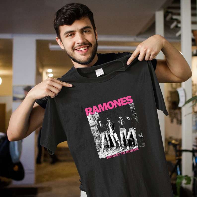 Rocket To Russia By Ramones T-shirt