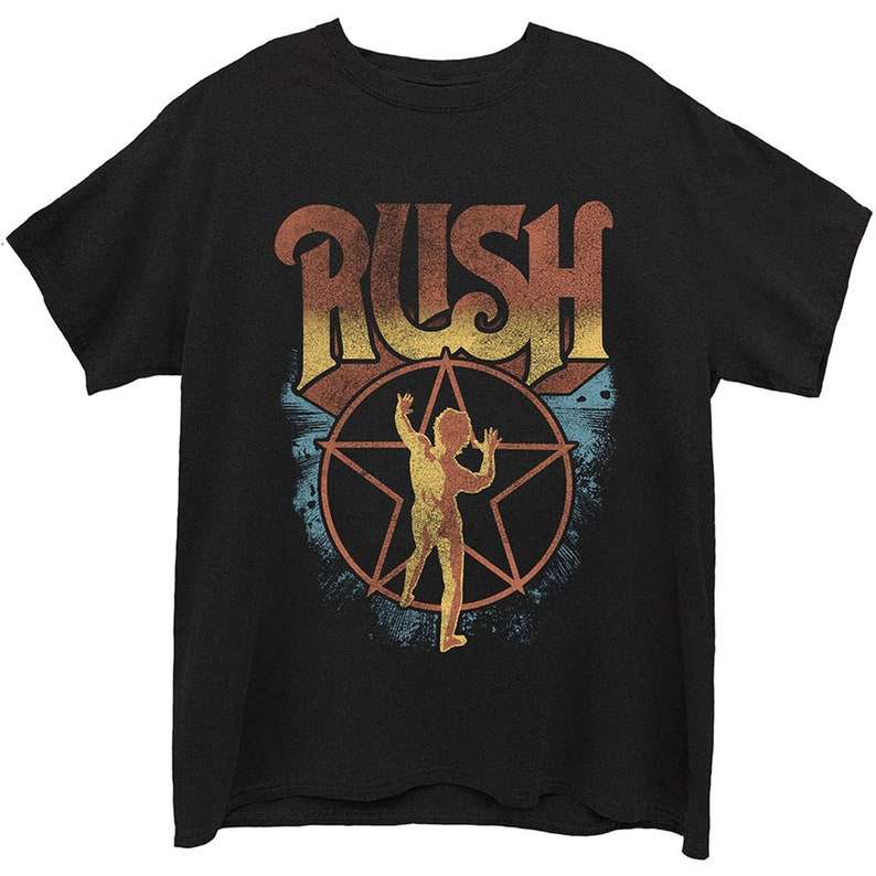 Rush Starman Neil Peart Geddy Lee Alex Lifeson T-shirt