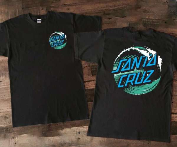 Santa Cruz Wave Classic Dot T-shirt S-5xl