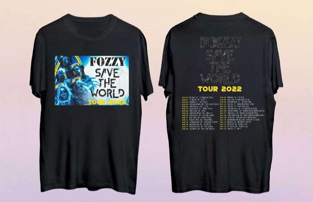 Save The World Tour 2022 Shirt