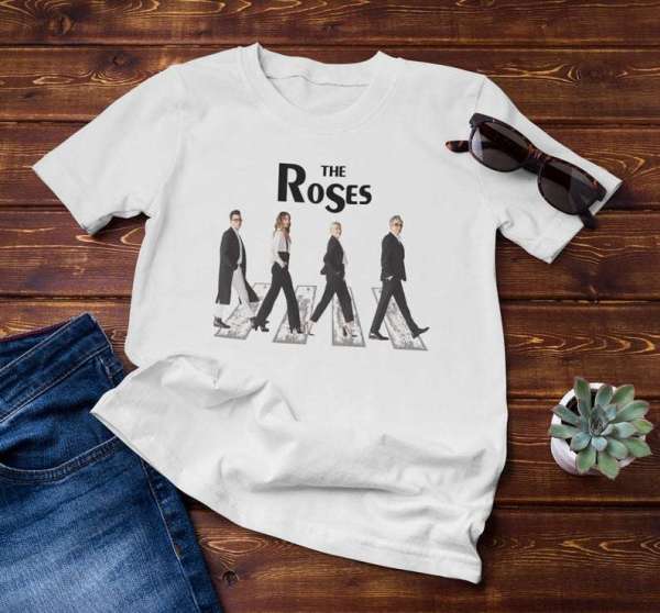 Schitts Creek The Roses Abbey Road T-shirt Merch