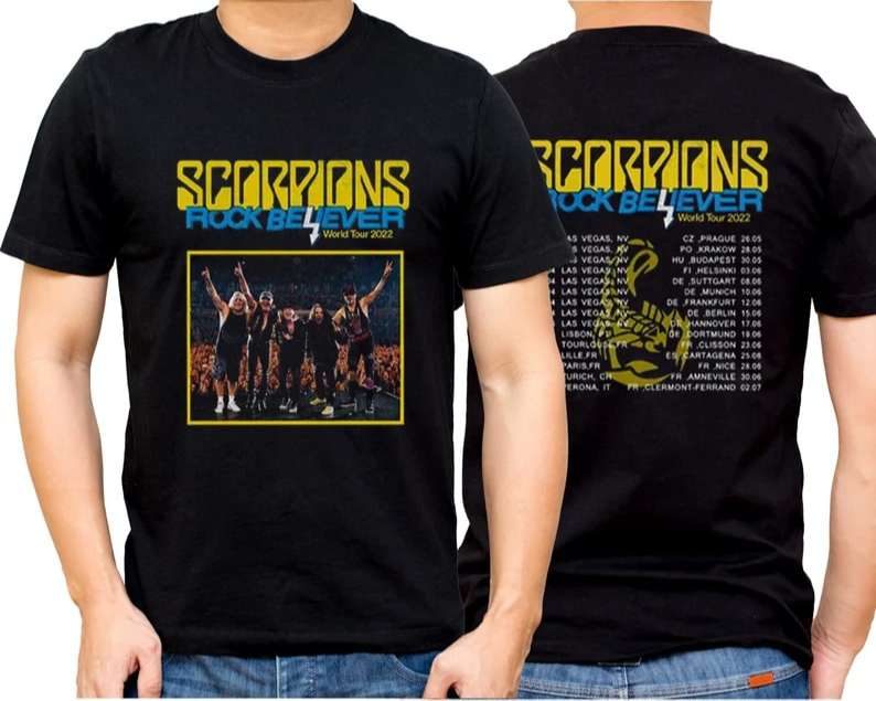 Scorpions Rock Believer World Tour 2022 Shirt