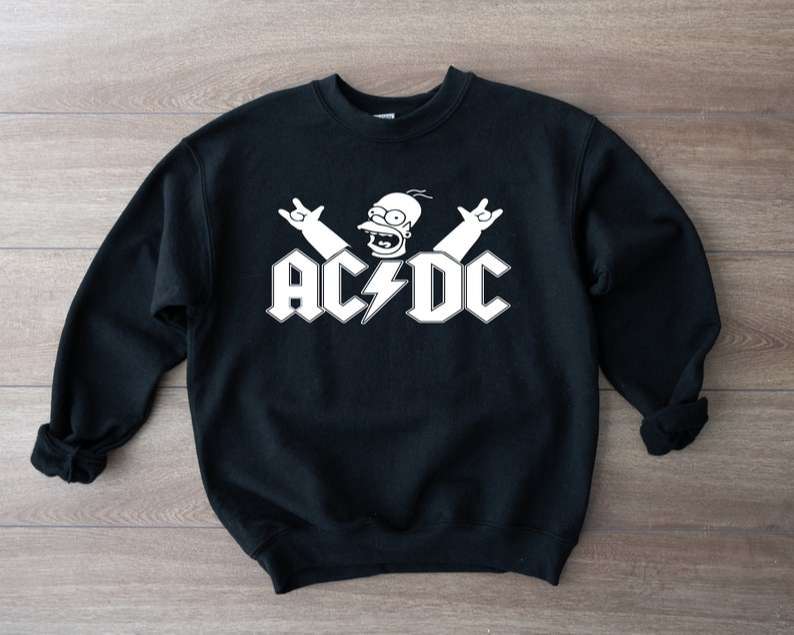 Simpson Acdc Unisex T-shirt