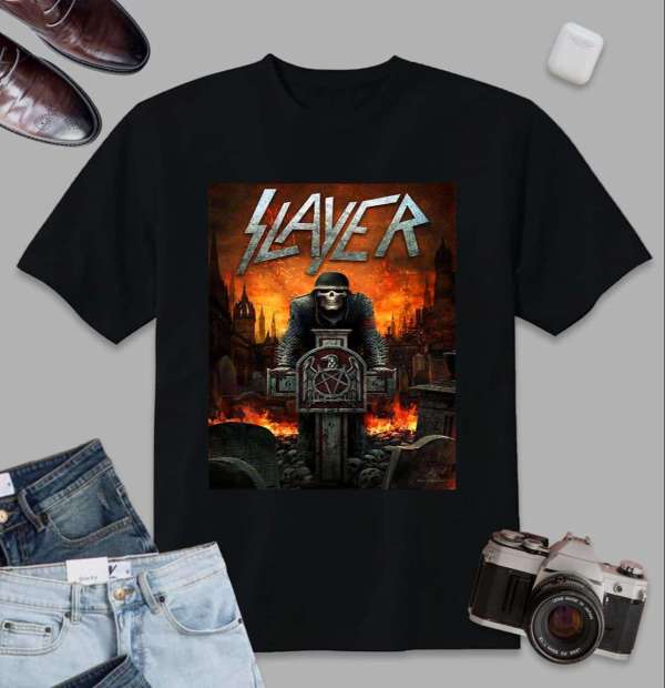 Slayer Band Music Graphic T-shirt