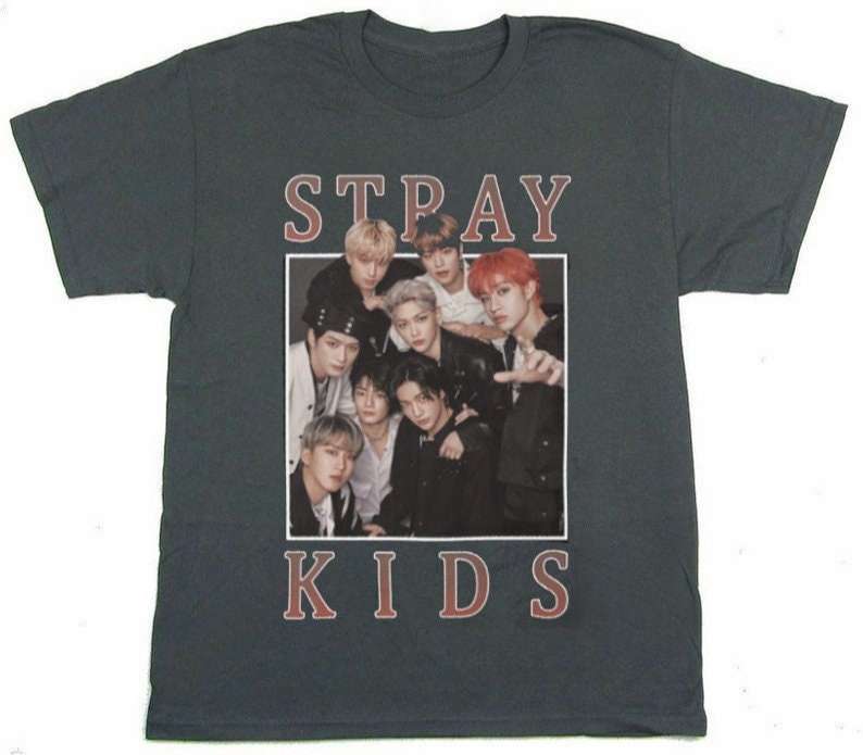 Stray Kids Kpop Boy Band T-shirt