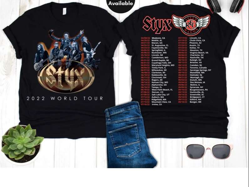 Styx World Tour 2022 T-shirt