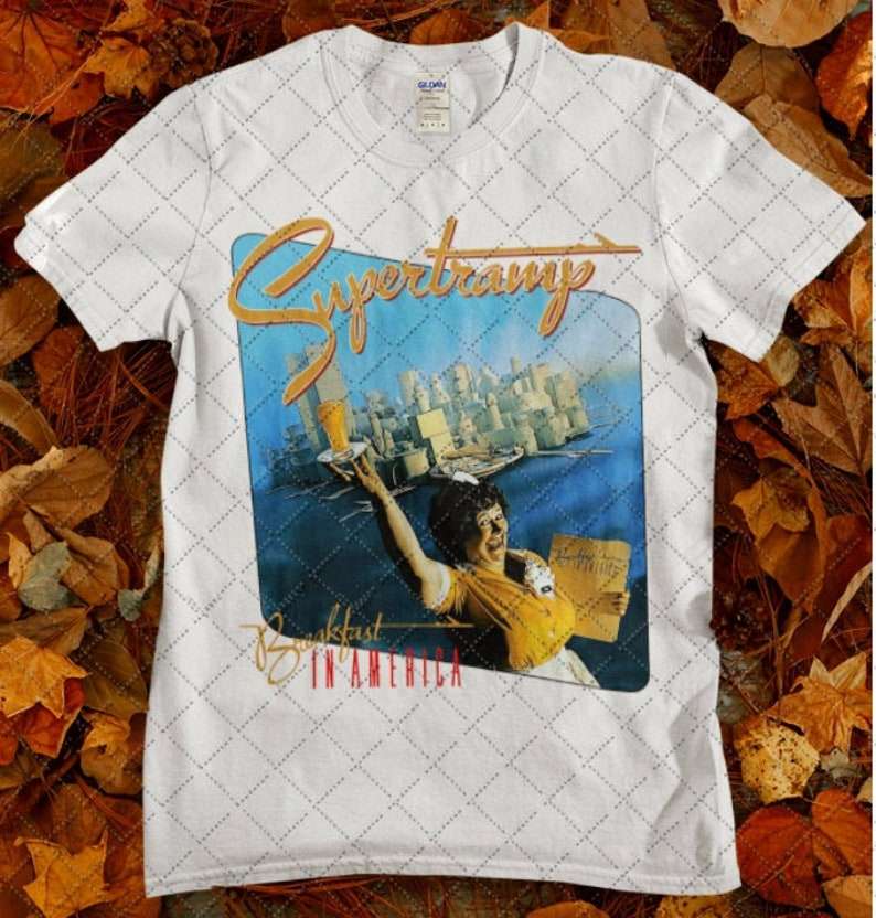 Supertramp T Shirt Breakfast In America Rock Band