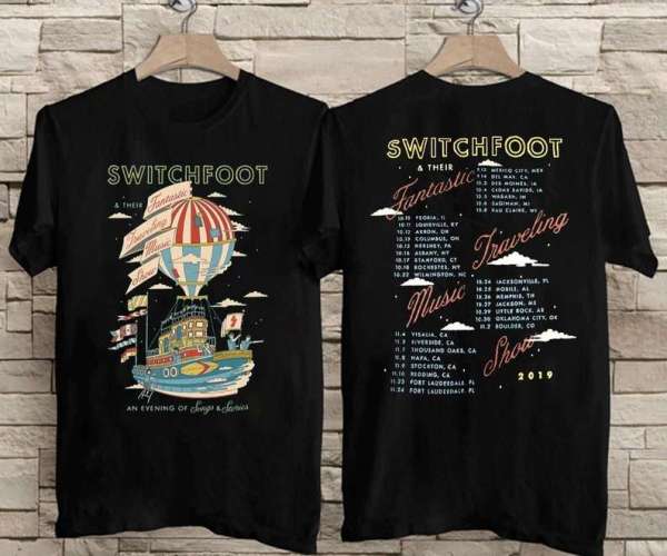 Switchfoot Fantastic Traveling Music Show Tour 2019 Graphic T-shirt