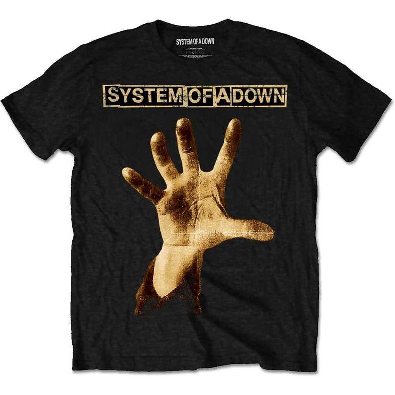 System Of A Down Band T-shirt Hand