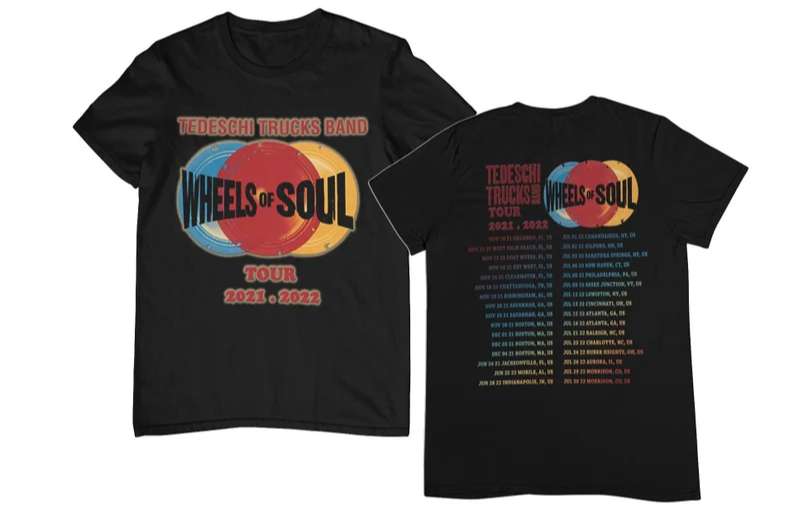 Tedeschi Trucks Band T-shirt Wheels Of Soul Tour 2021-2022