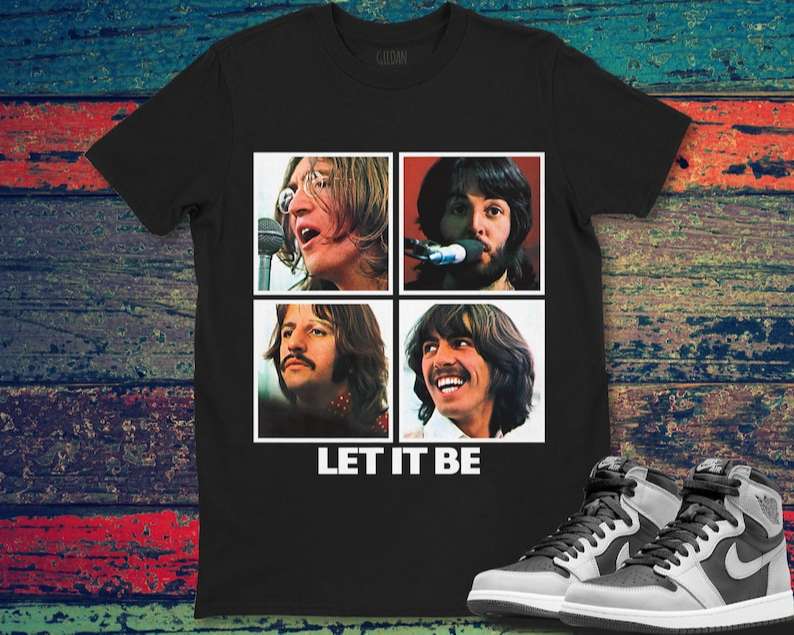 The Beatles Let It Be Rock Band T Shirt