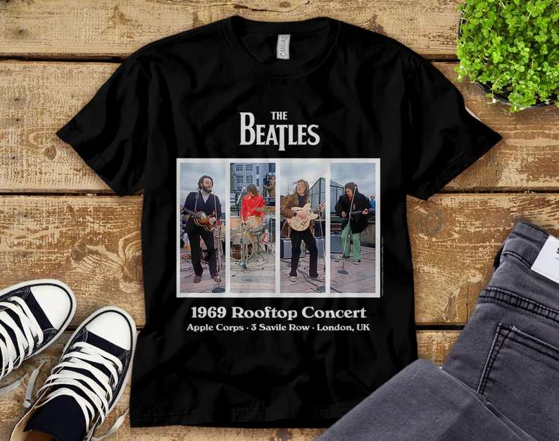 The Beatles Rooftop Concert 1969 T-shirt