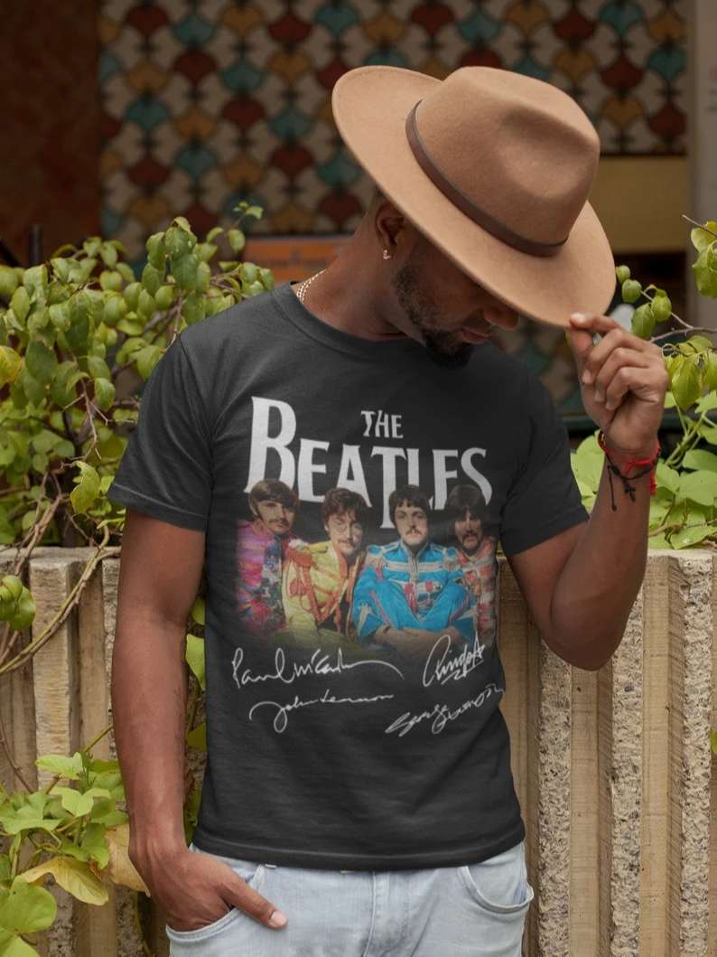 The Beatles Signatures T-shirt Music