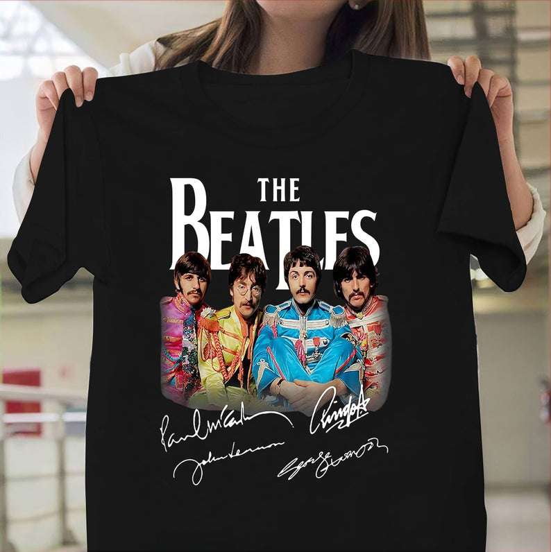 The Beatles Signatures T Shirt