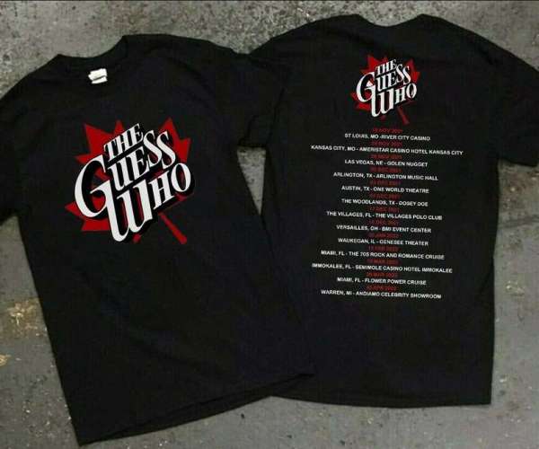 The Guess Who American Tour 2021-2022 Graphic T-shirt