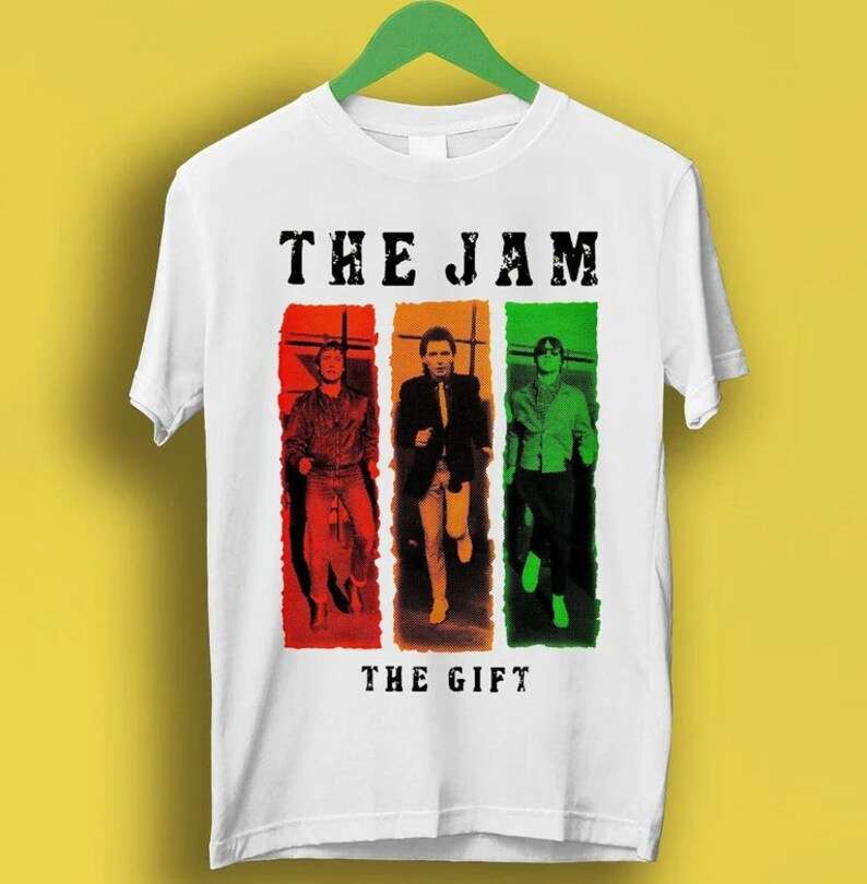 The Jam The Gift Paul Weller Bruce Foxton Town Called Malice T-shirt