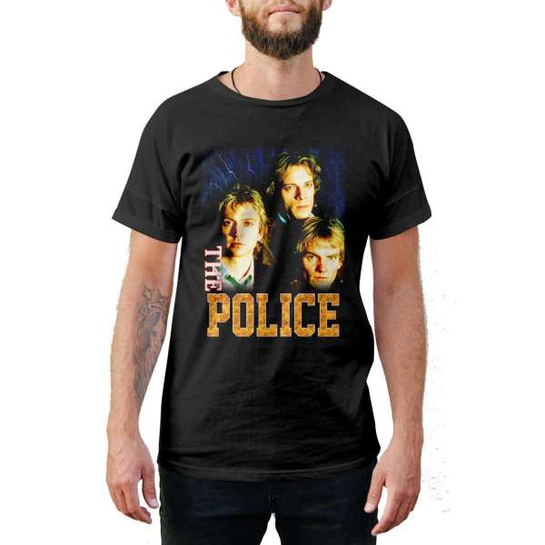 The Police Vintage Retro Graphic T-shirt