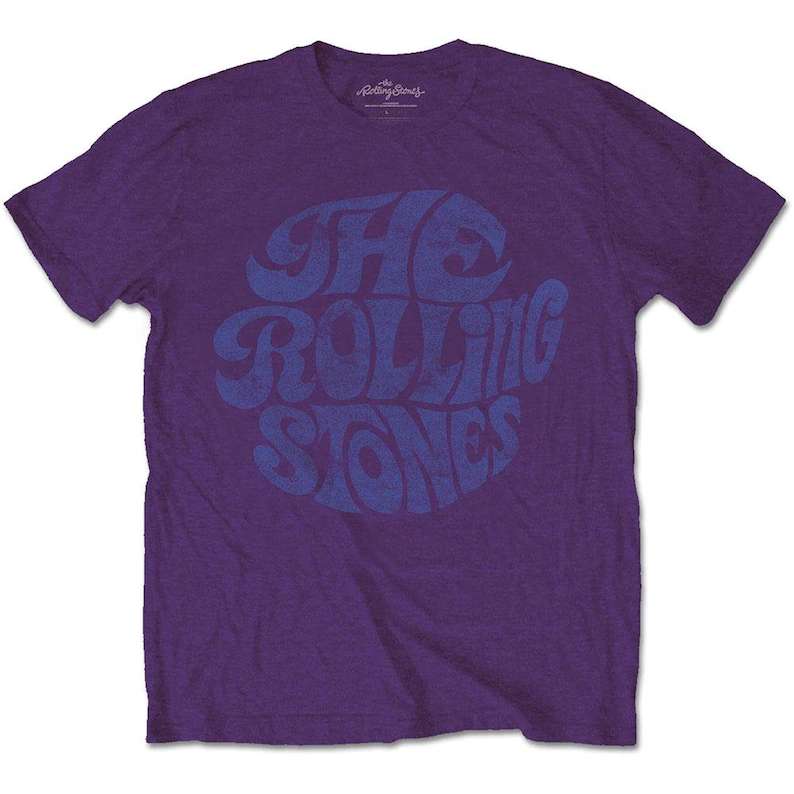 The Rolling Stones Band Vintage 1970s Logo Unisex T Shirt