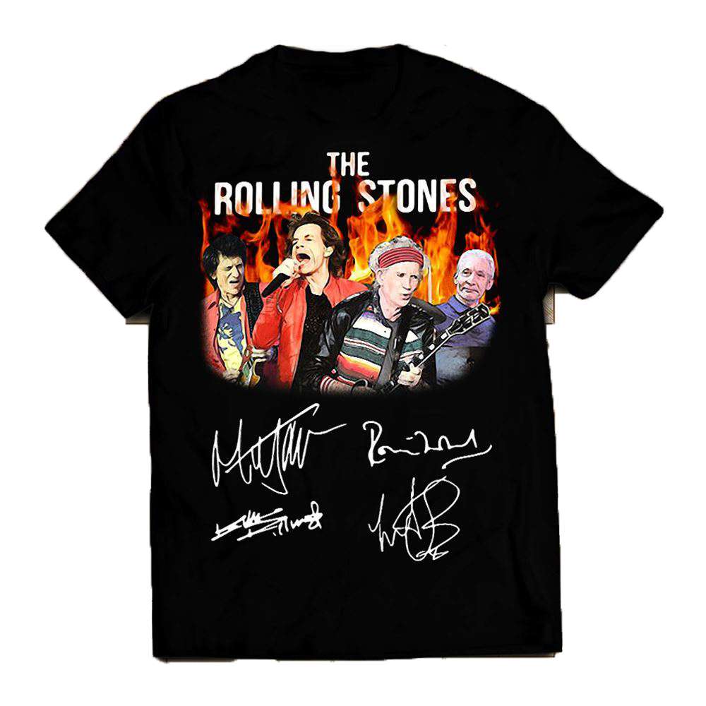 The Rolling Stones Rip Charlie Watts Signature Shirt