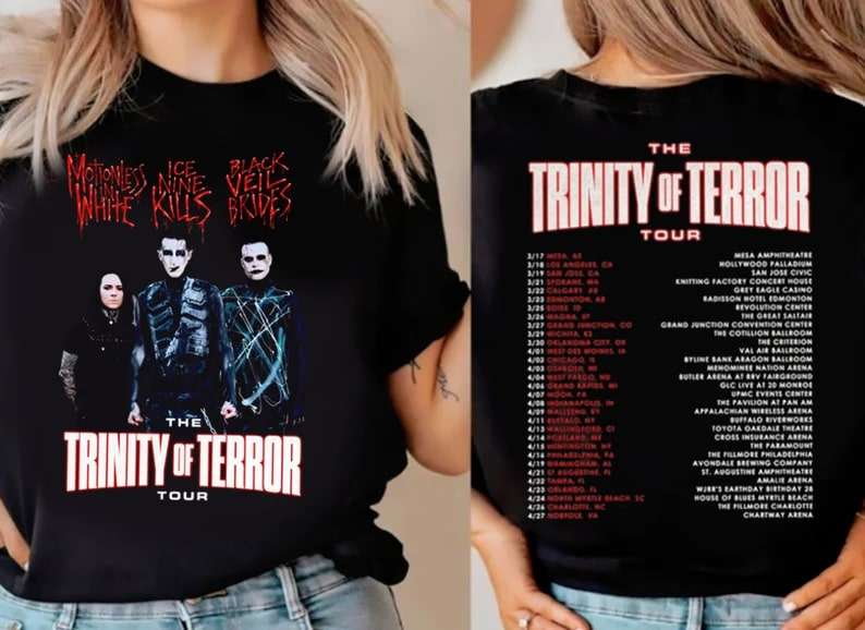 The Trinity Of Terror Tour 2022 Shirt