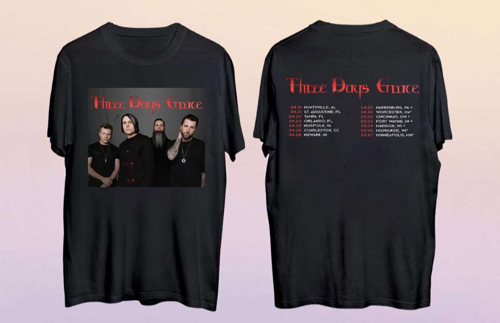 Three Days Grace Tour 2022 Shirt