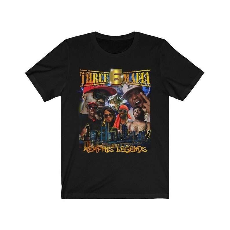 Three Six Mafia T-shirt Memphis Legends Hip Hop Rap