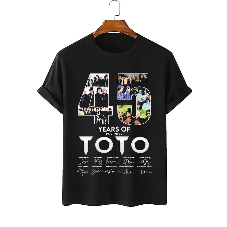 Toto 1977 2022 Signatures T-shirt