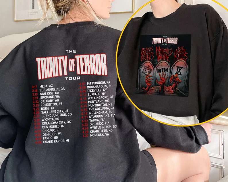 Tour 2022 The Trinity Of Terror Tour Sweatshirt