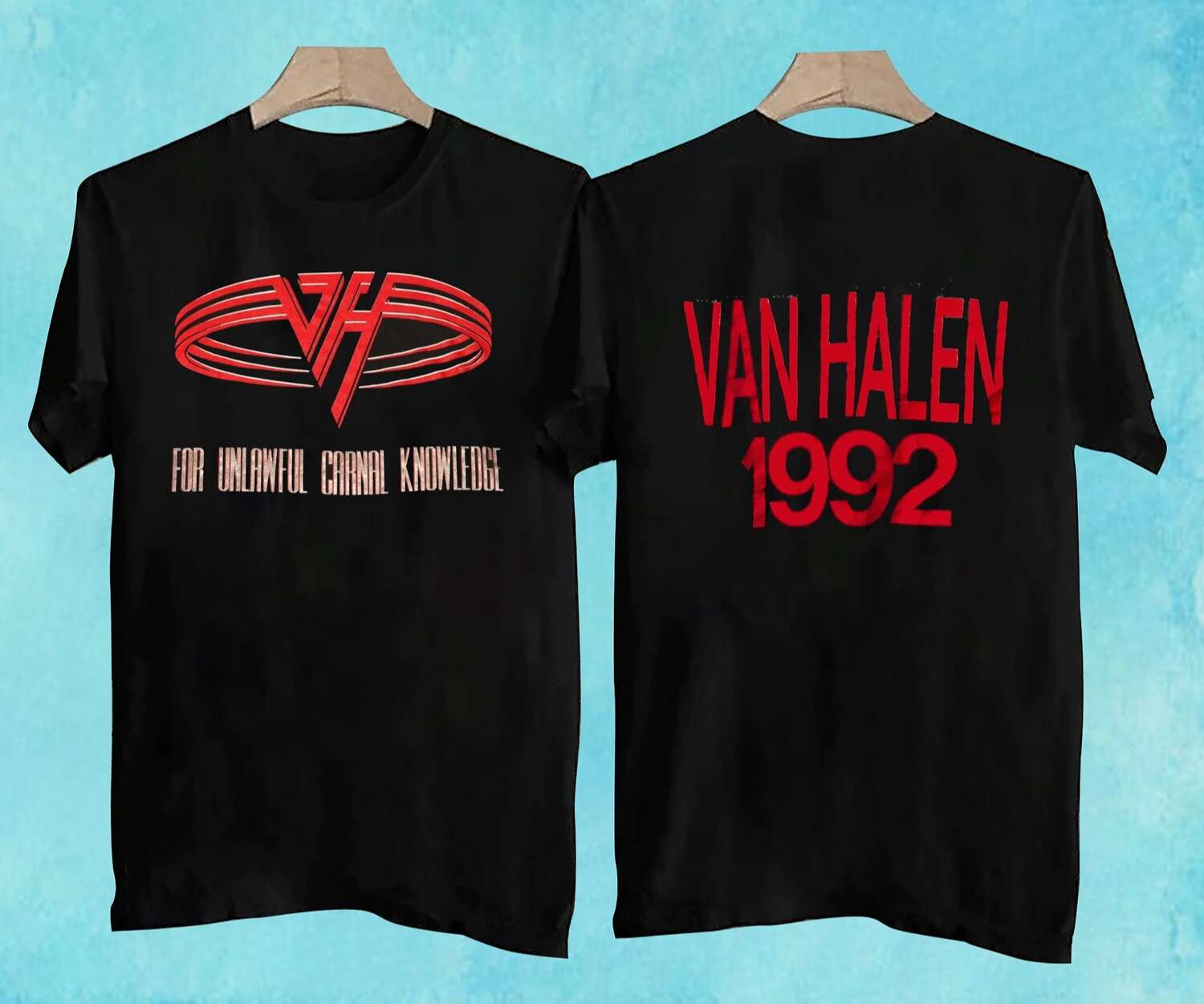 Van Halen For Unlawful Carnal Knowledge Brockum 1992 T-shirt