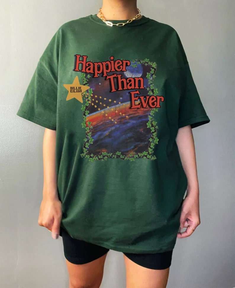 Vintage Happier Than Ever Shirt