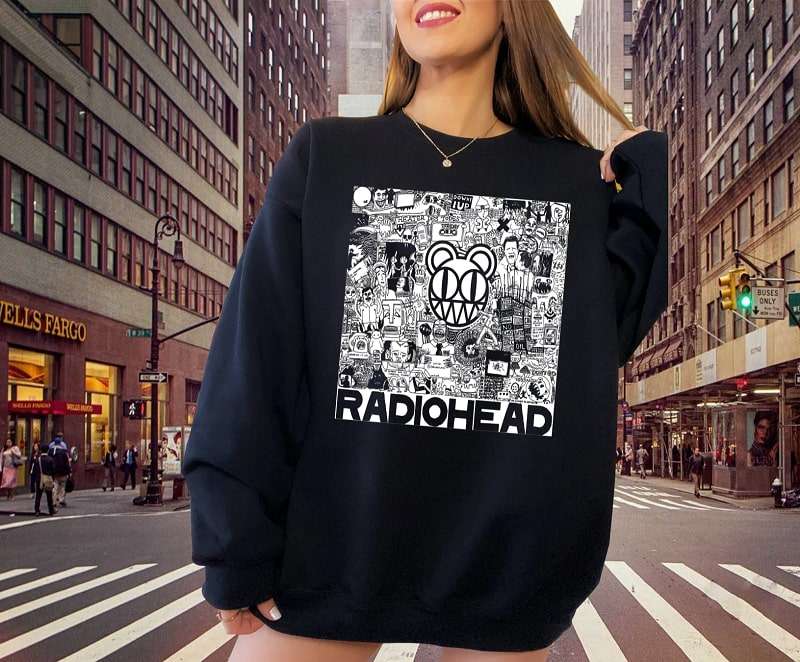 Vintage Radiohead Rock Band Sweatshirt