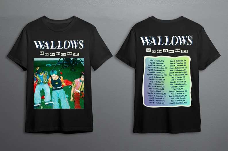 Wallows 2022 Tour Concert T-shirt