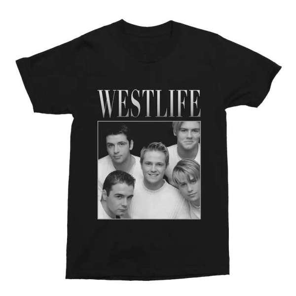 Westlife Boy Band T-shirt Merch Music