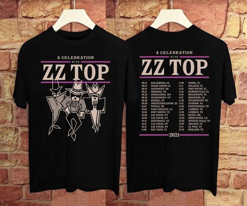 Zz Top Tour Shirt A Celebration With Zz Top T Shirt