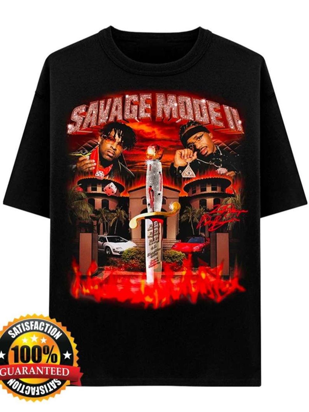 21 Savage And Metro Boomin Drop Unisex T Shirt Size Up To 5xl