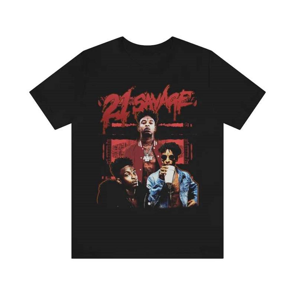 21 Savage Bootleg Rapper T-shirt Size Up To 5xl