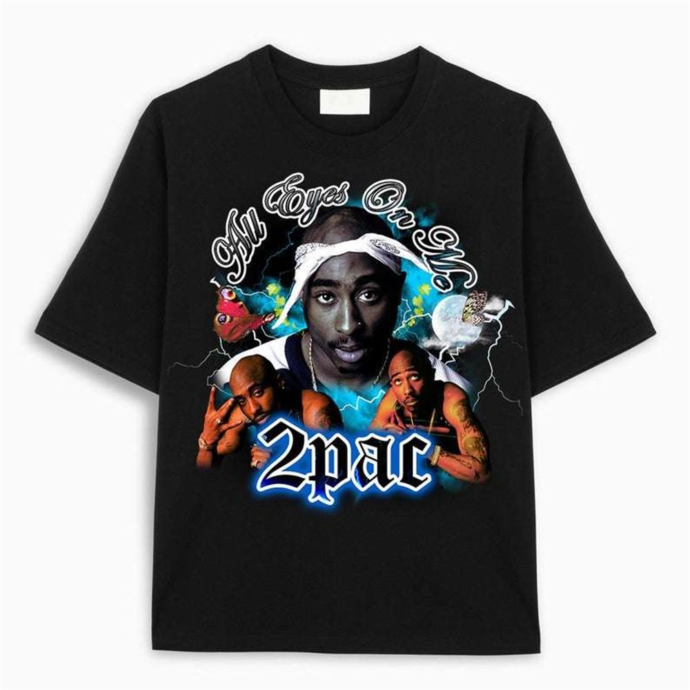 2pac Tupac Shakur Hip Hop Rap Classic Unisex T Shirt Size Up To 5xl