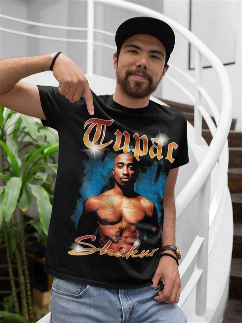 2pac Tupac Shakur Vintage 90s T Shirt Size Up To 5xl