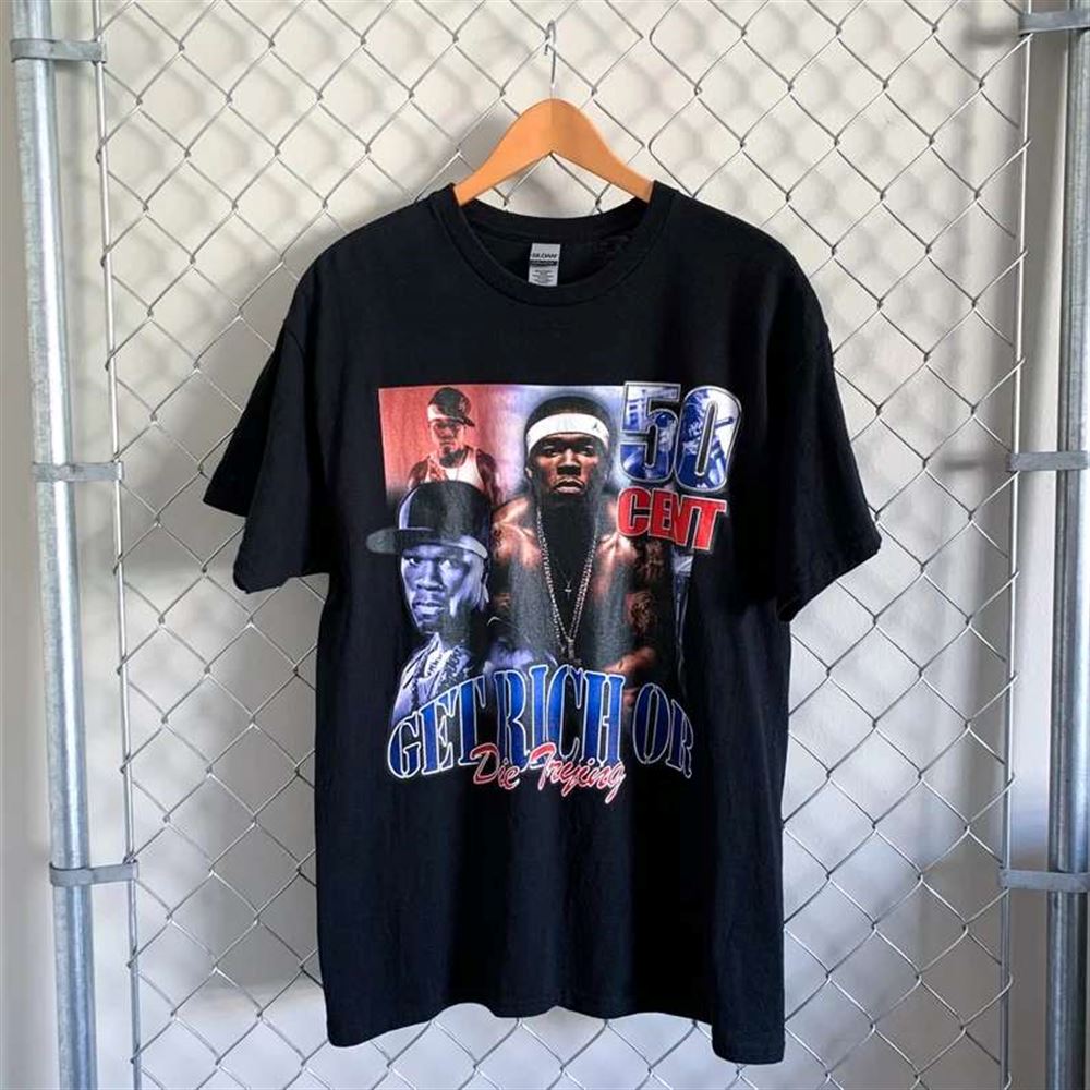 50 Cent Get Rich Or Die Trying T Shirt Music Rap Size Up To 5xl