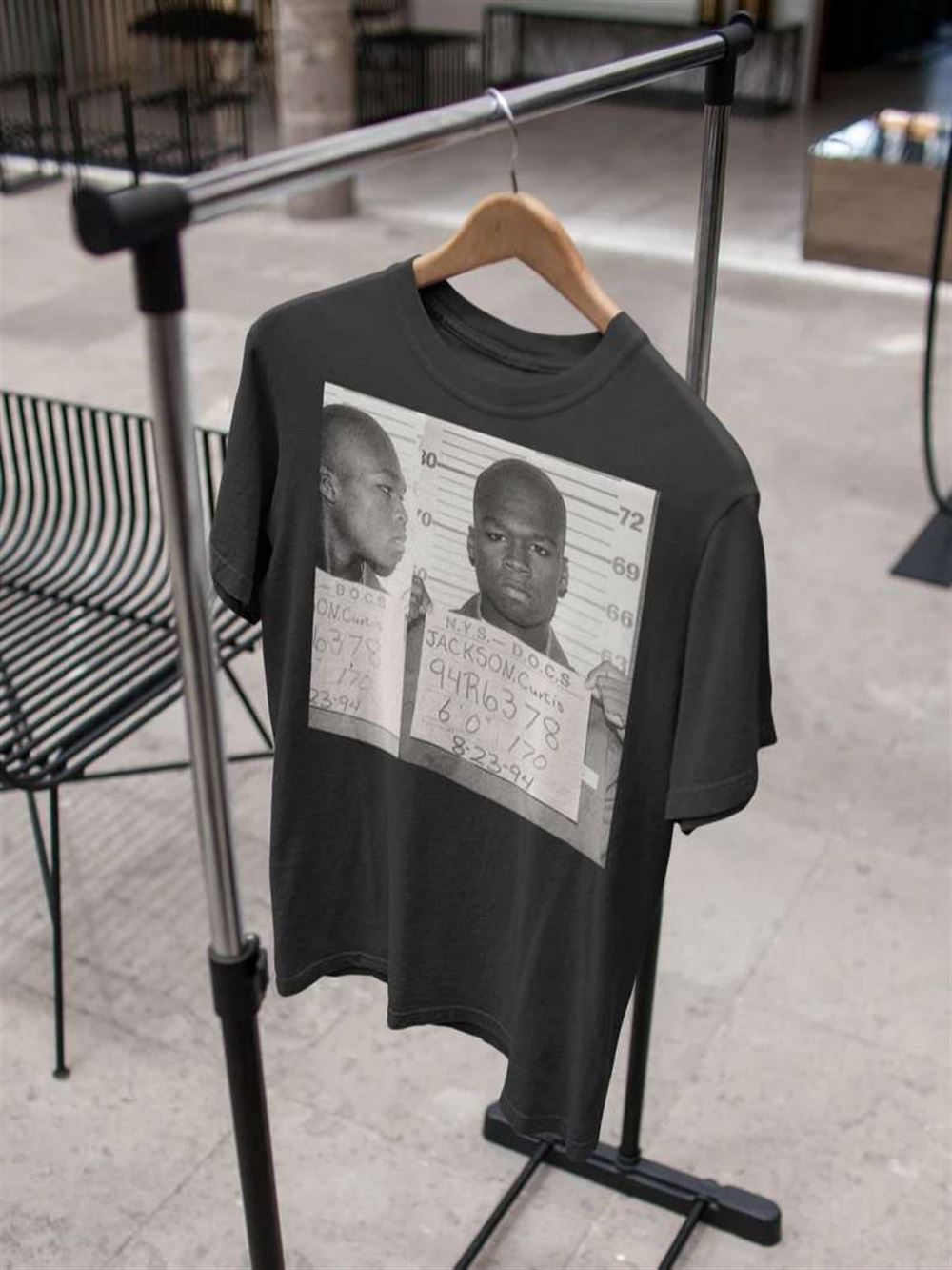 50 Cent Mugshot T-shirt Rapper Size Up To 5xl