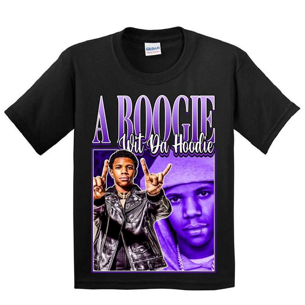 A Boogie Wit Da Hoodie Rapper Vintage Black T Shirt Size Up To 5xl