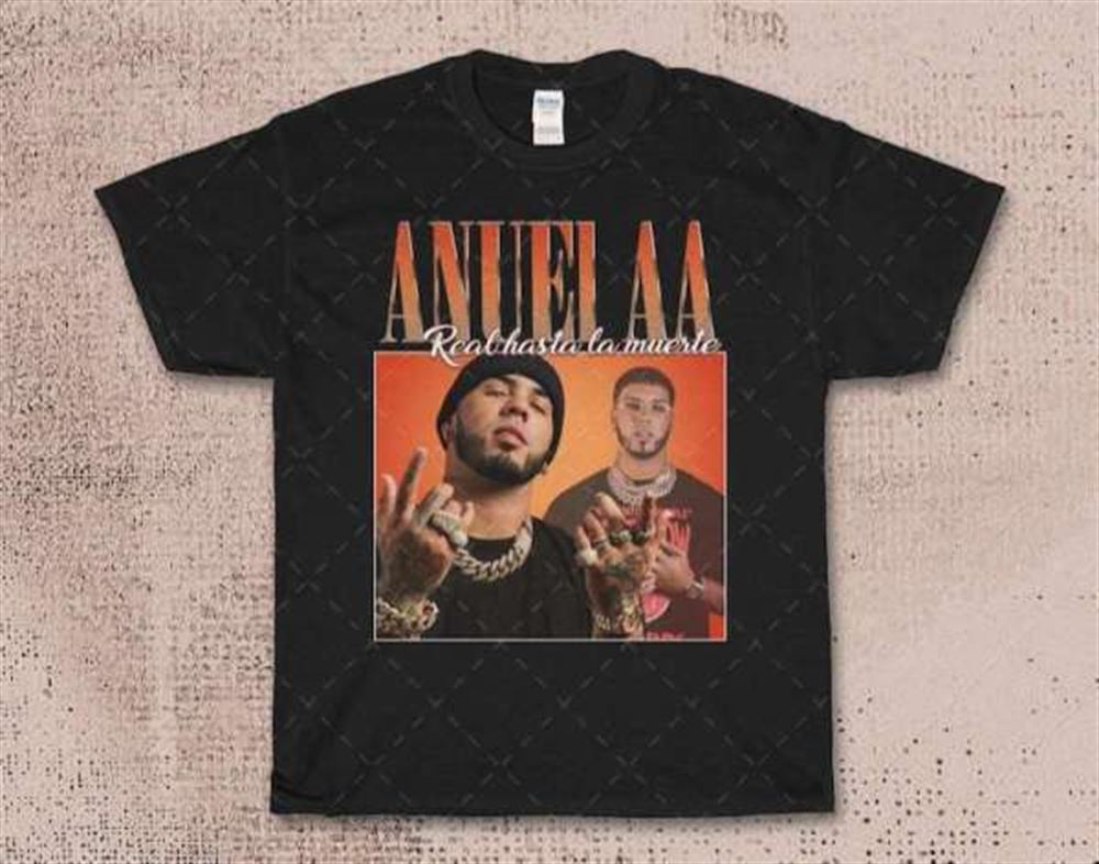 Anuel Aa Emmanuel Gazmey Santiago Rapper T Shirt Merch Rap Music Size Up To 5xl