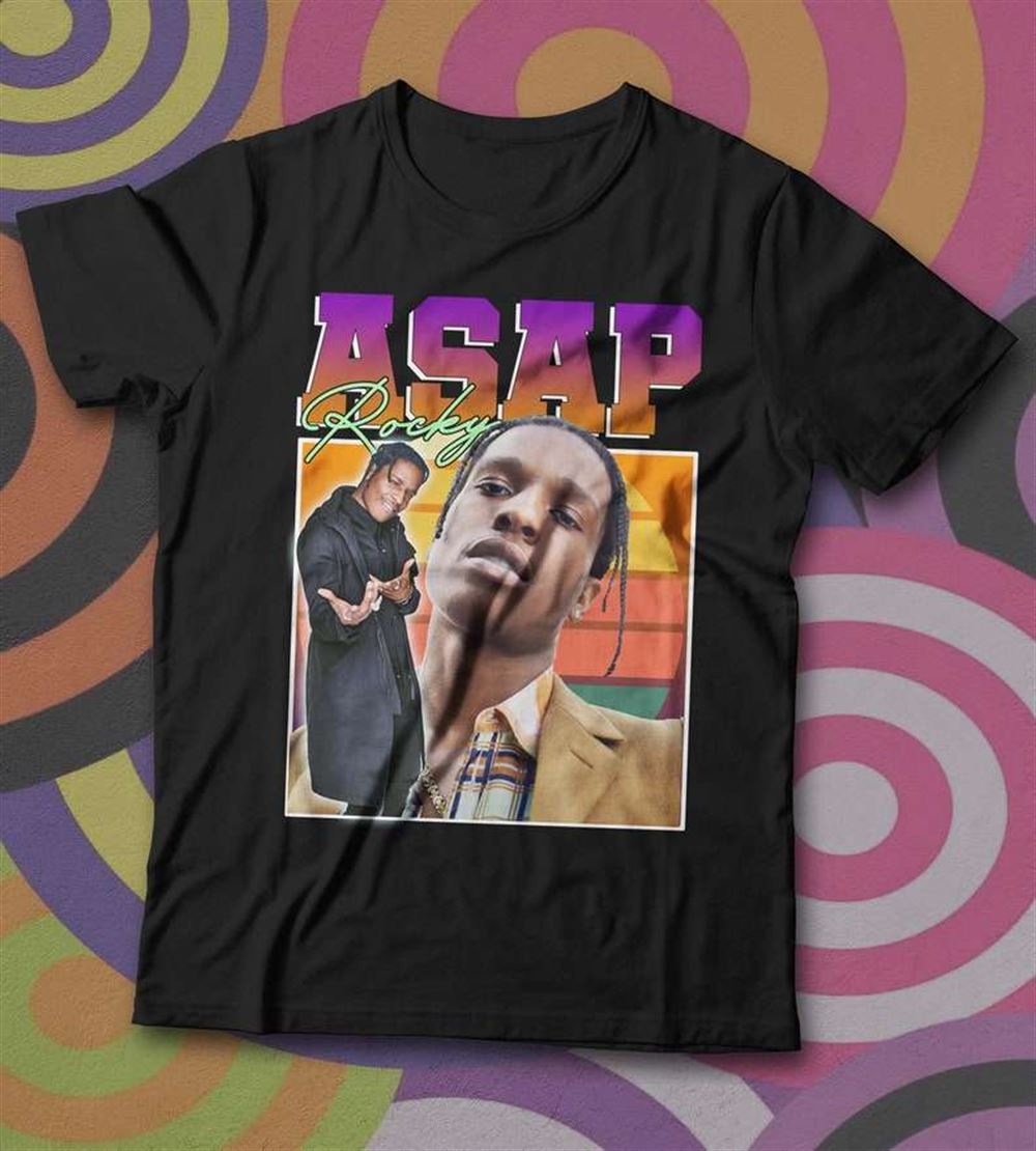 Asap Rocky American Rapper Classic T Shirt Size Up To 5xl