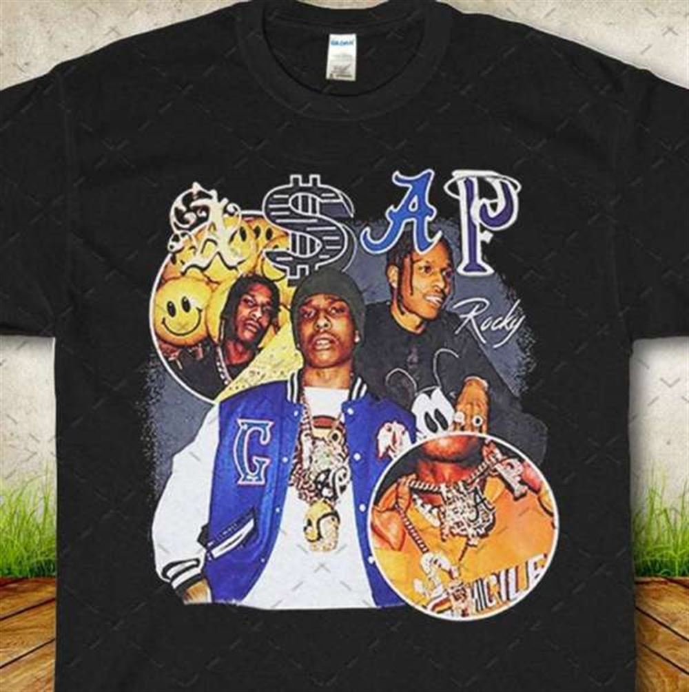 Asap Rocky Rap T Shirt Merch Music Rapper Size Up To 5xl