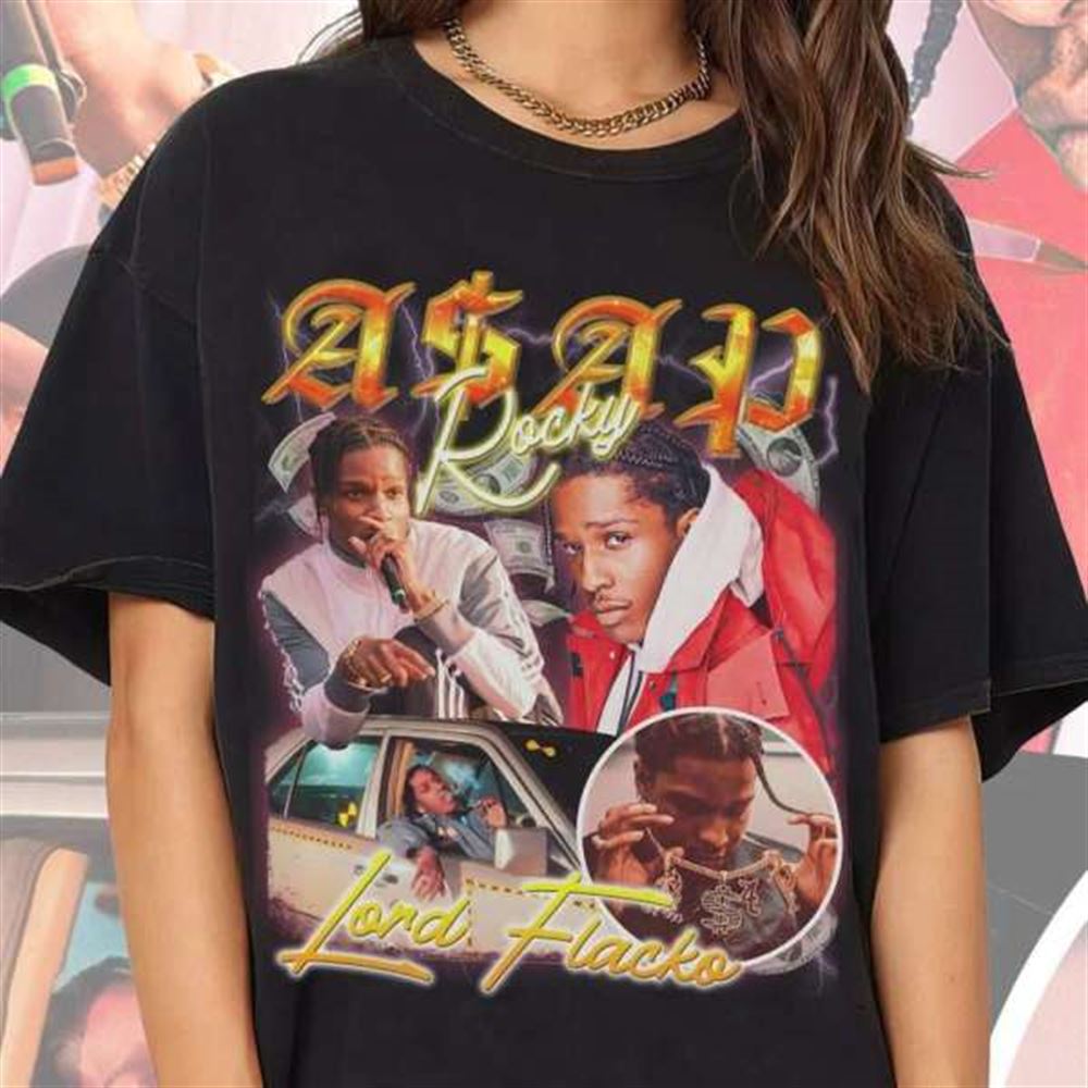 Asap Rocky Shirt Rapper Rap Style Size Up To 5xl