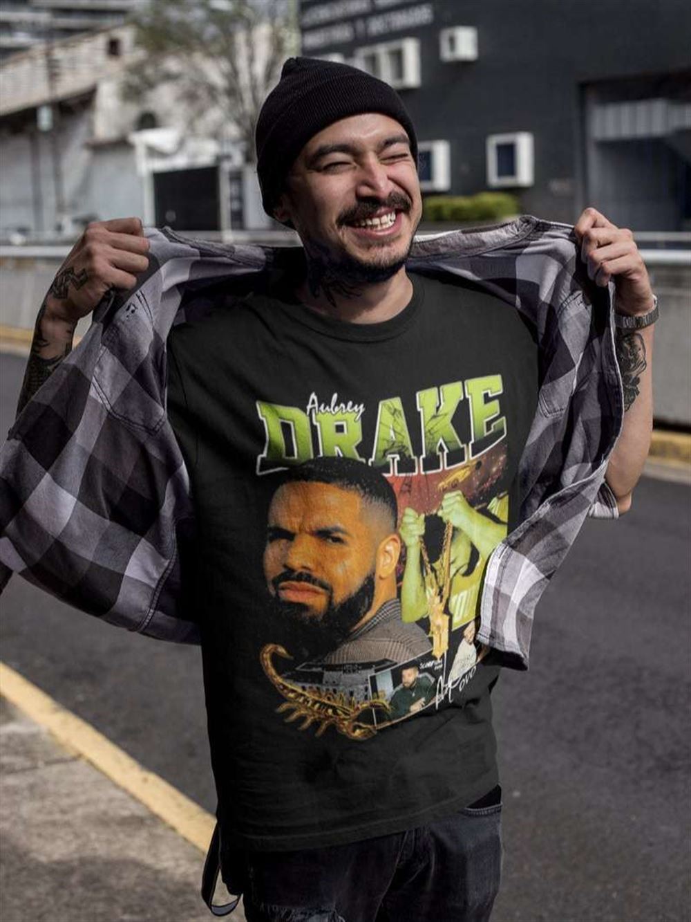 Aubrey Drake Vintage 90s T Shirt Size Up To 5xl